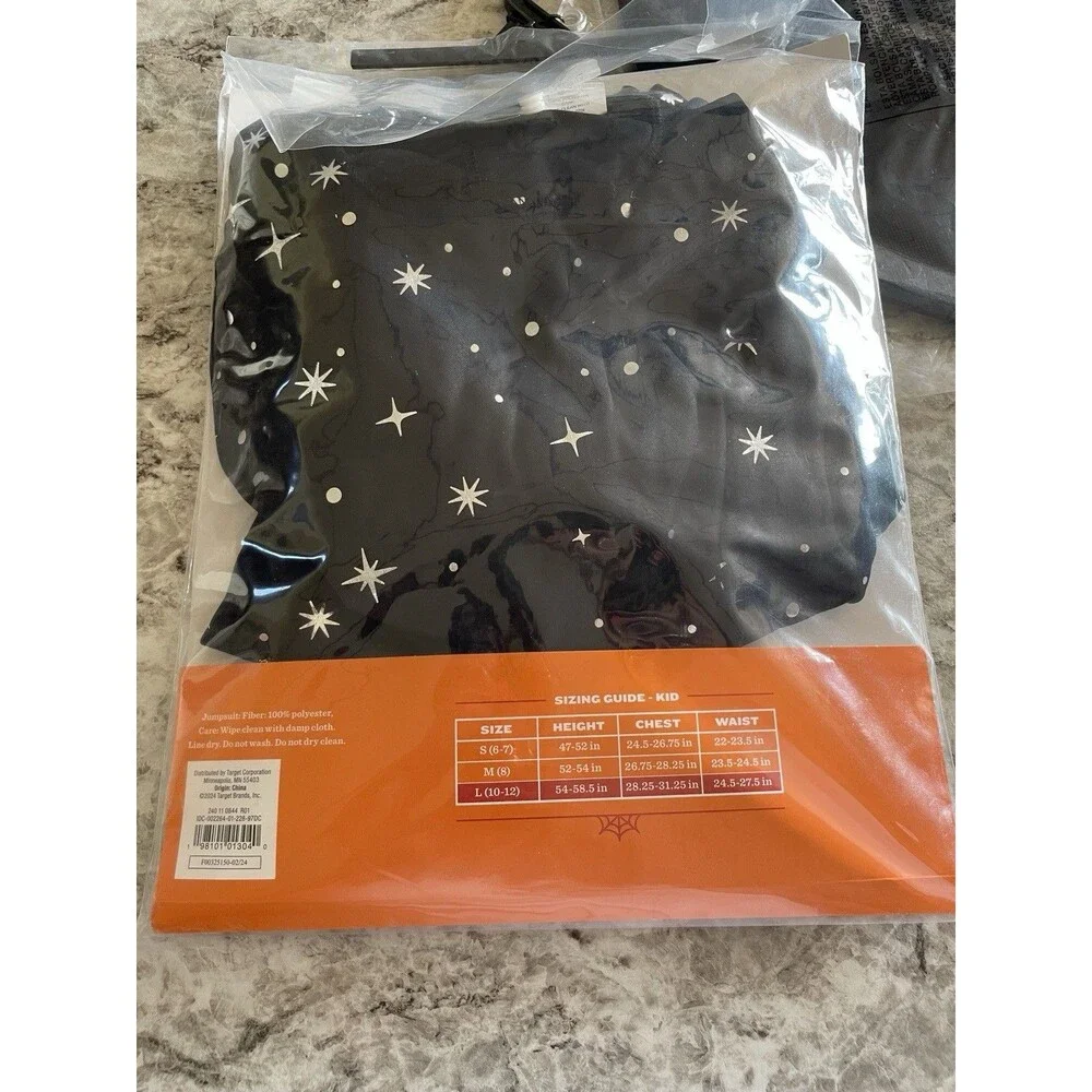 Hyde And Eek Kids Witch Halloween Costume Large  L 10-12 With Hat New In Package